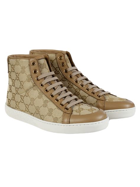 gucci hiking sneakers|Gucci high top sneakers beige.